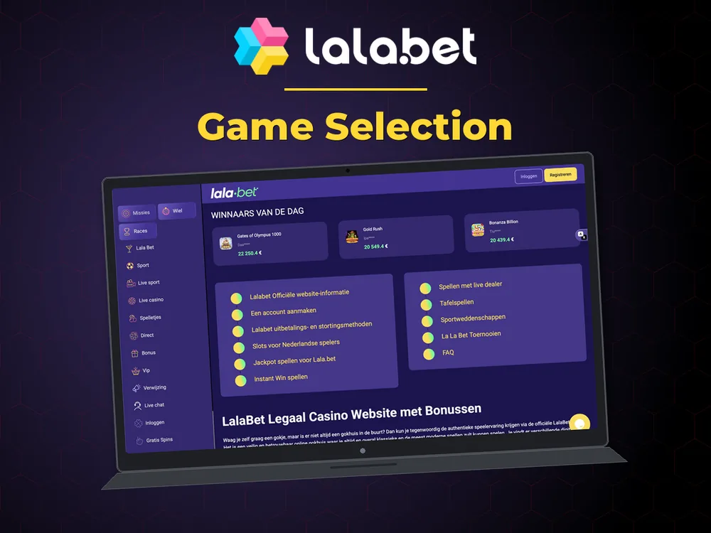 lalabet - Game Selection