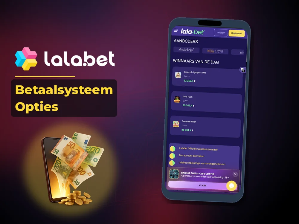 lalabet - Betaalsysteem Opties