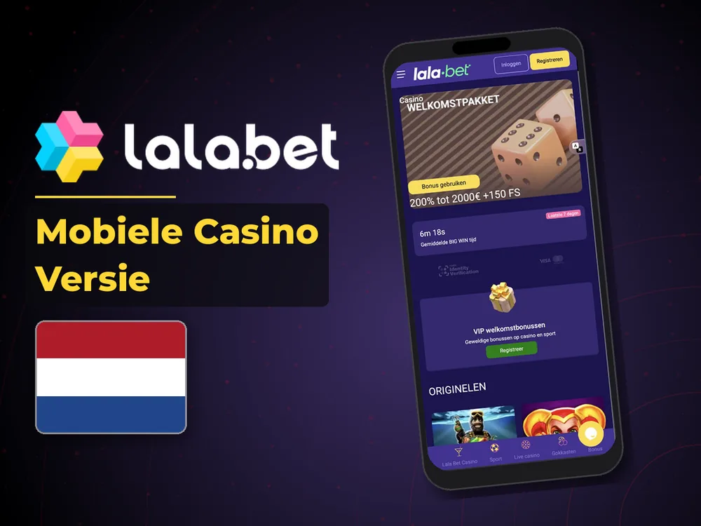 lalabet - Mobiele Casino Versie