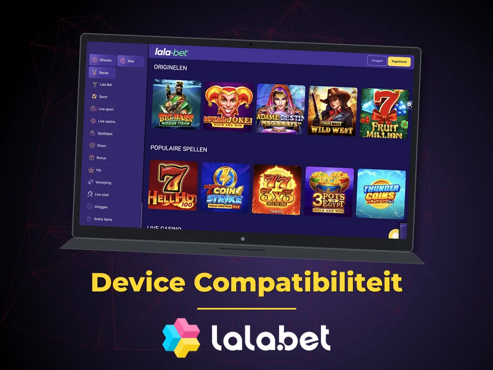 lalabet - Device Compatibiliteit