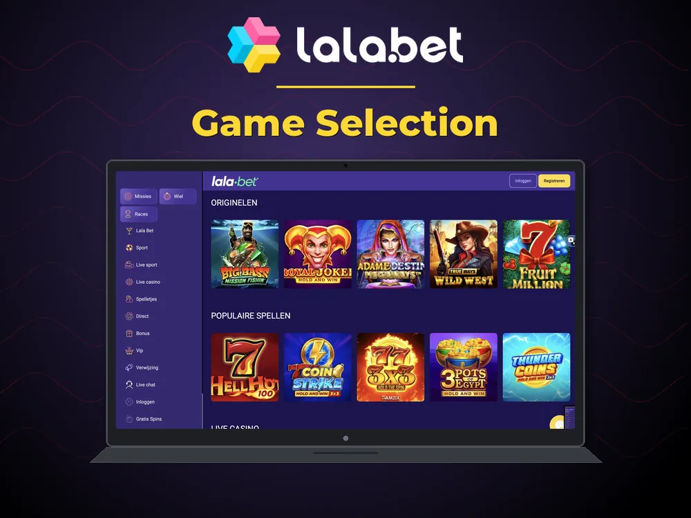 lalabet - Game Selection