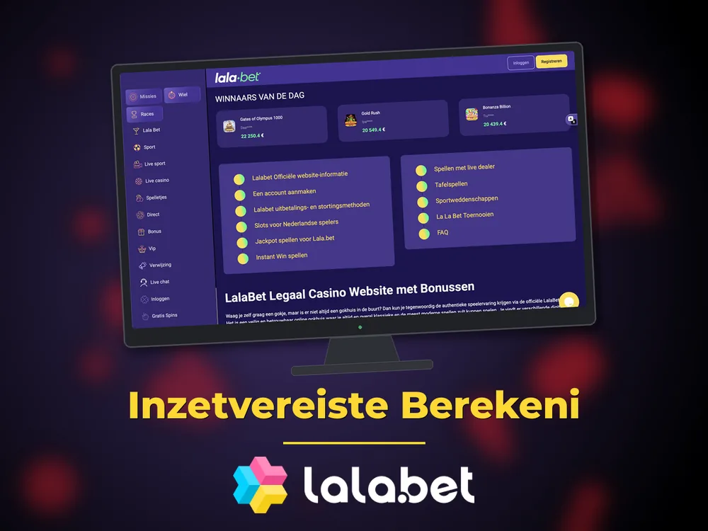 lalabet - Inzetvereiste Berekeni