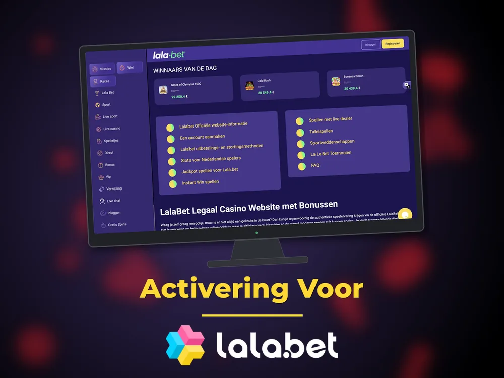 lalabet - Activering Voor